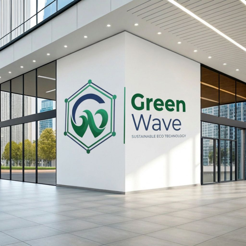 Green Wave 친환경 브랜딩 이미지
