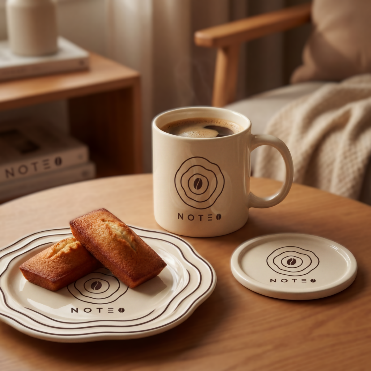 NOTE COFFEE 카페 브랜드 디자인 이미지