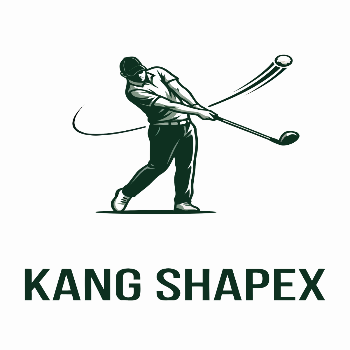 KANG SHAPEX GOLF ACADEMY 골프 아카데미 로고 이미지
