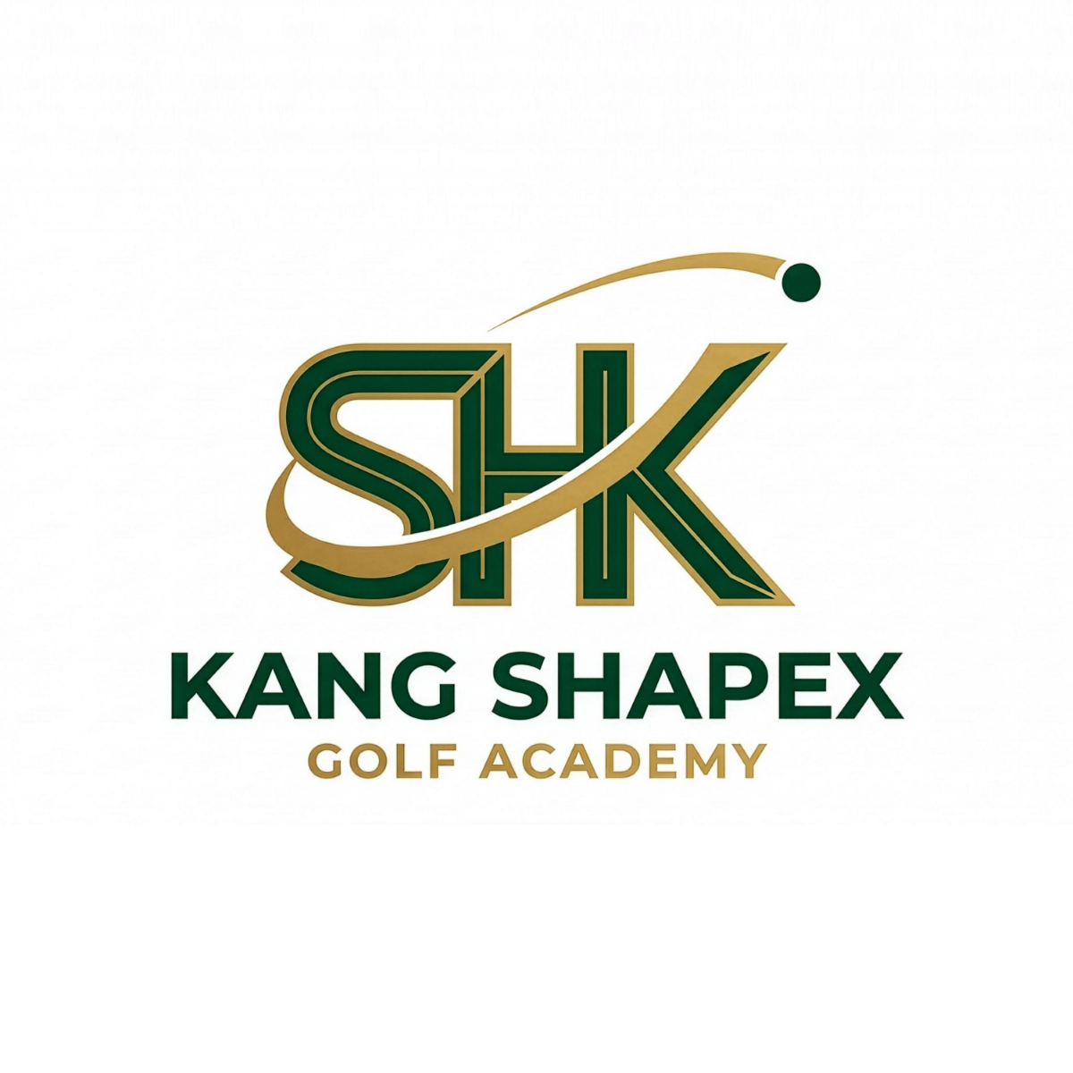 KANG SHAPEX GOLF ACADEMY 골프 로고 이미지