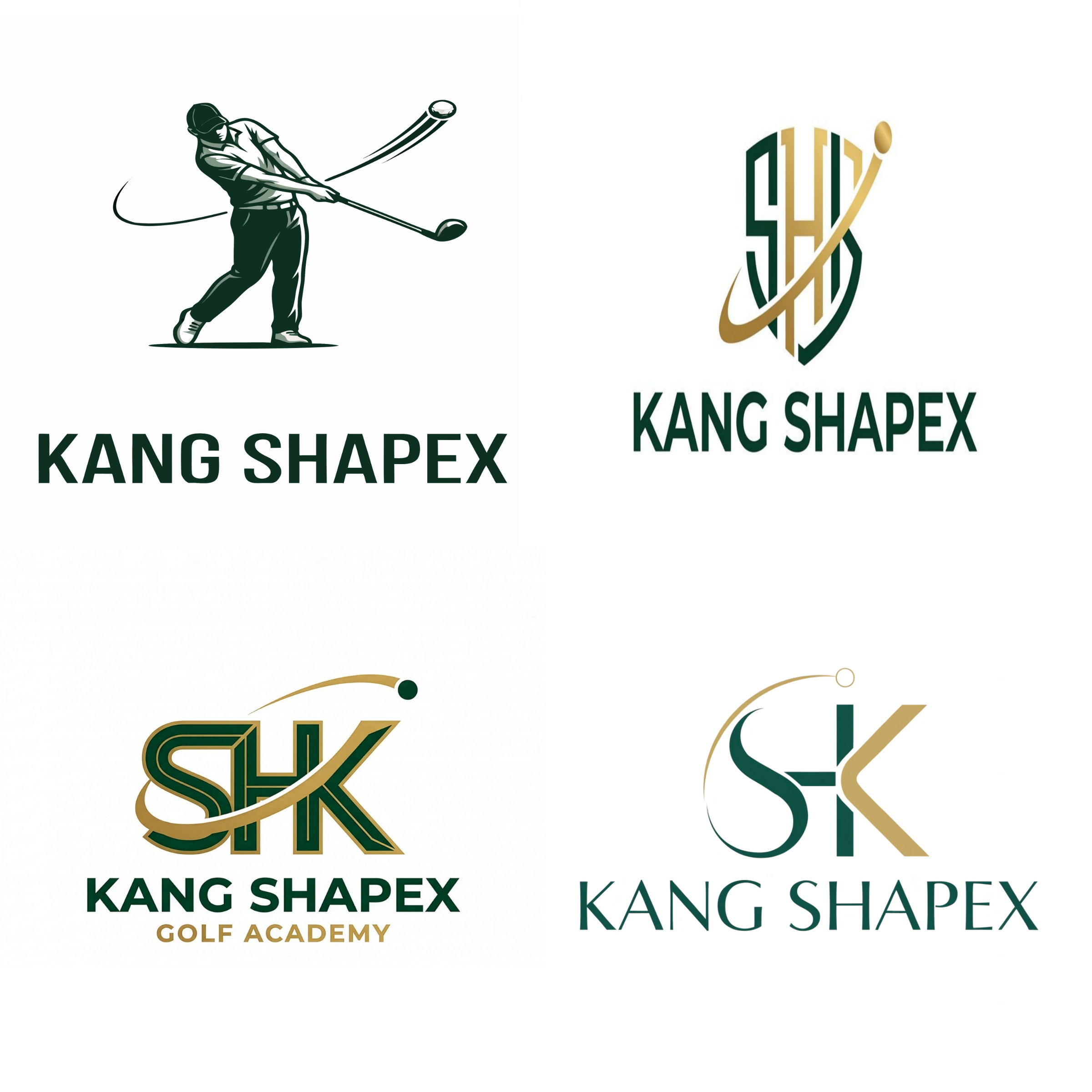 KANG SHAPEX GOLF ACADEMY 골프 유니폼 디자인 이미지