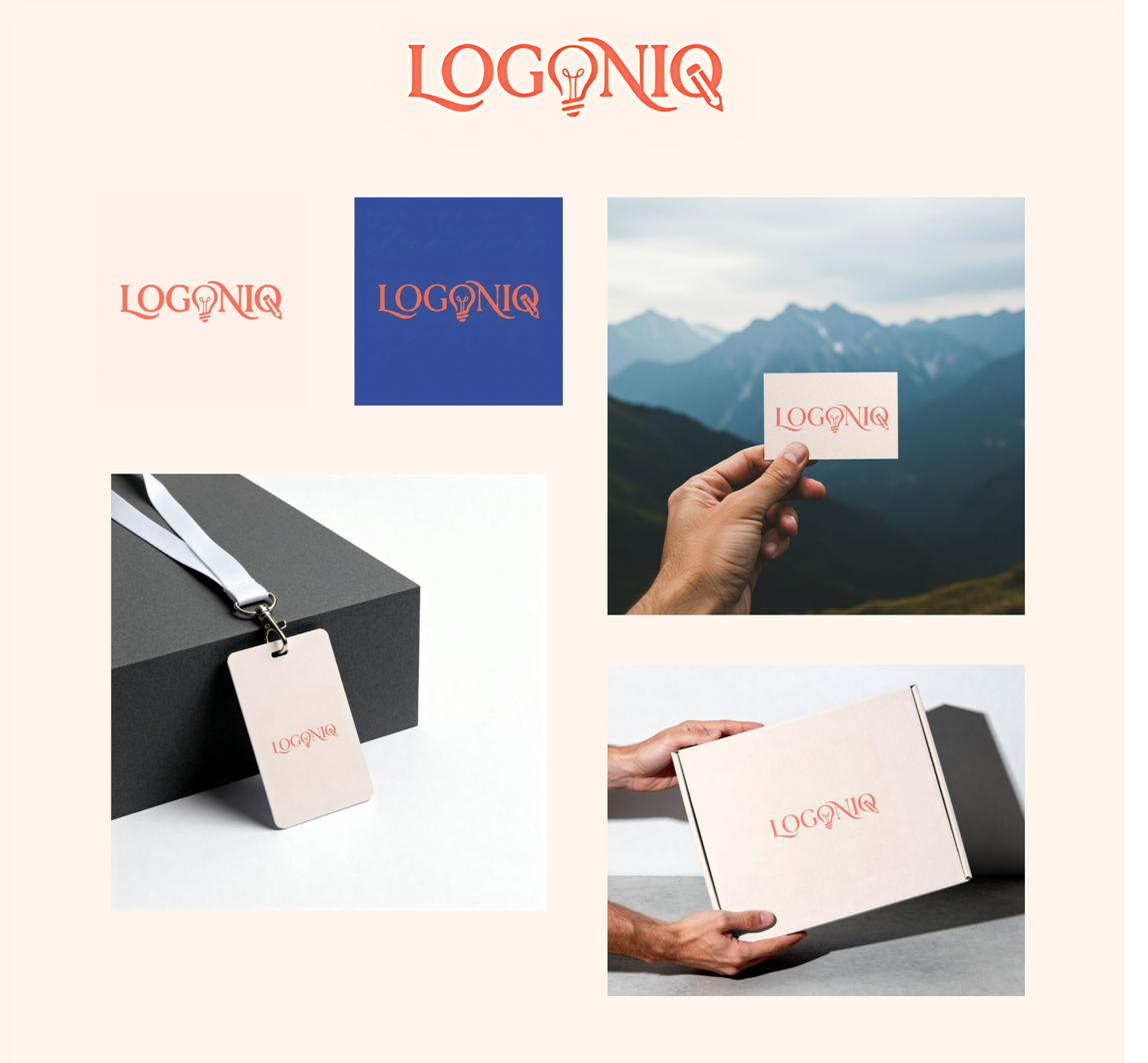 로고닉 LOGONIQ 브랜드 아이덴티티 디자인 이미지