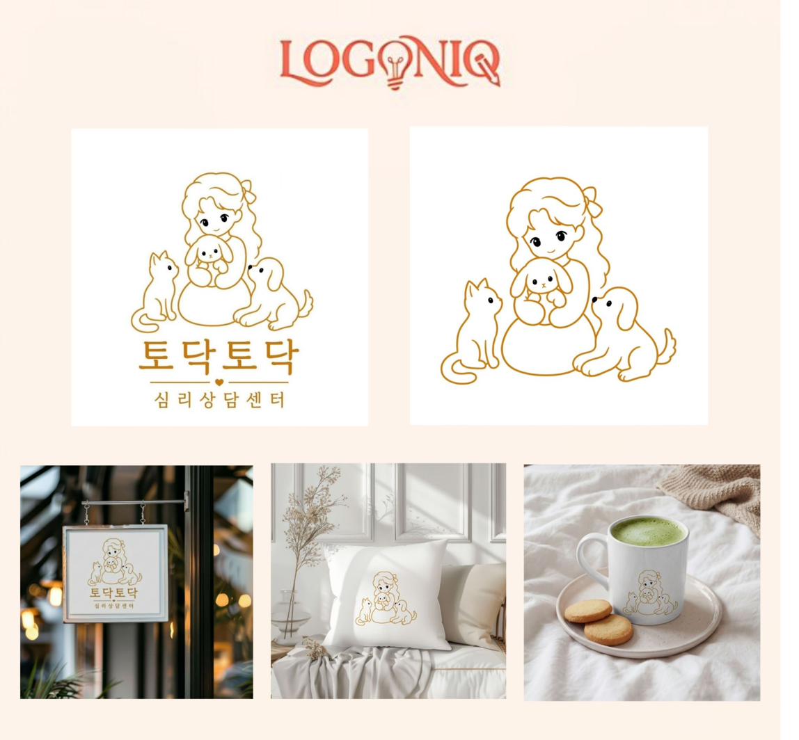 토닥토닥 심리상담센터 심리상담센터 로고 이미지